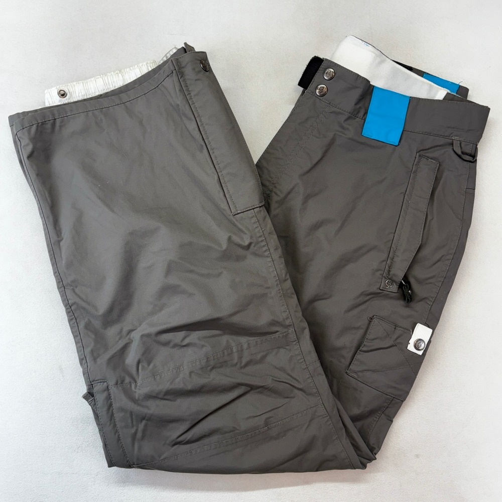 Grenade Snowboard Pants Mens Medium Gray Fatigue Project Cargo‎ Technical Shell
